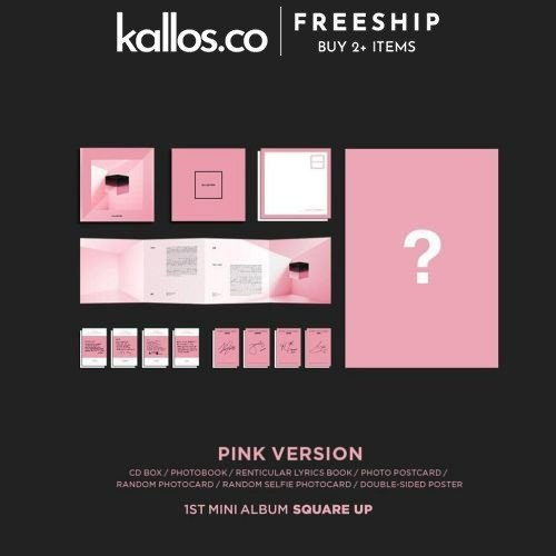 Bộ BLACKPINK Mini Album Square Up, Kill This Love, How You Like That, The Album JP Ver Kpop - Kallos Vietnam