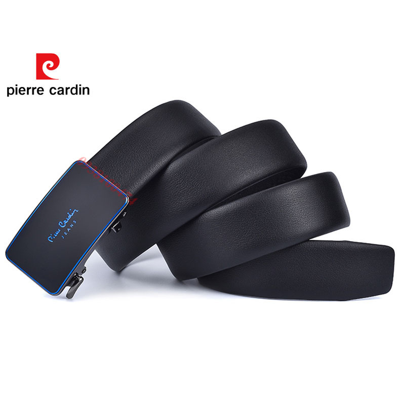Thắt lưng Pierre Cardin chính hãng dây da bò xịn khóa rút tự động giấu dây PCJ0011