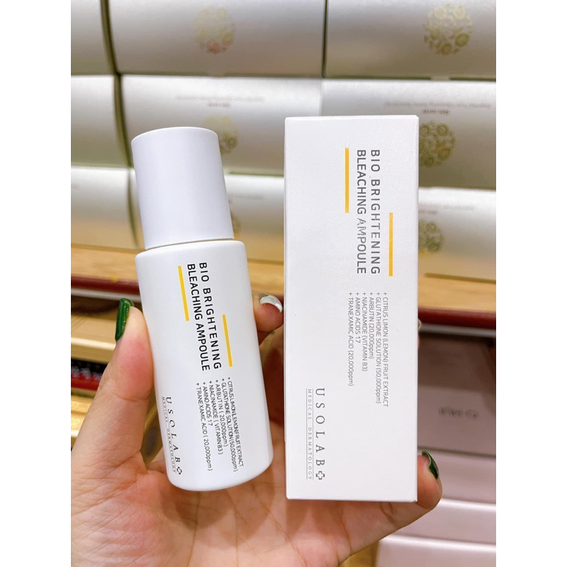 tinh chất chuyên sâu mờ nám bio brightening bleaching ampoule