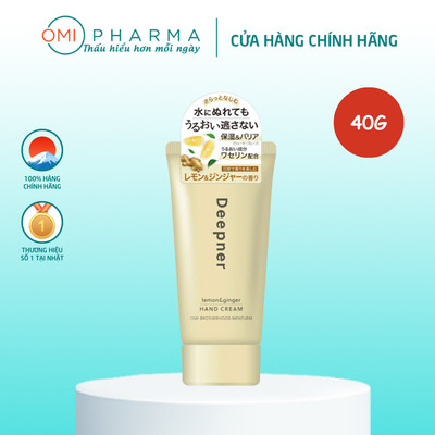 Kem Dưỡng Da Tay Siêu Mềm Mịn Omi Menturm Hương Chanh Gừng Nhật Bản (40g/Tuýp)