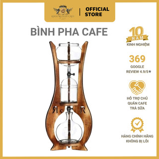 Bình pha cafe lạnh giá gỗ Cold Brew Tower 1000ml Truyền thống | Chất liệu gỗ | Tinh tế - Sang trọng