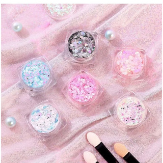 Nhũ Sequin hạt lớn không cần keo đính
