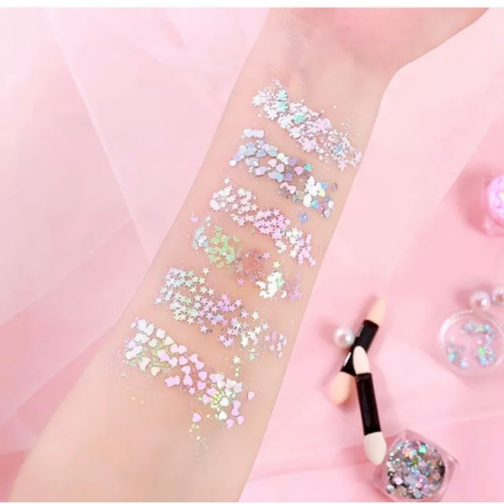 Nhũ Sequin hạt lớn không cần keo đính