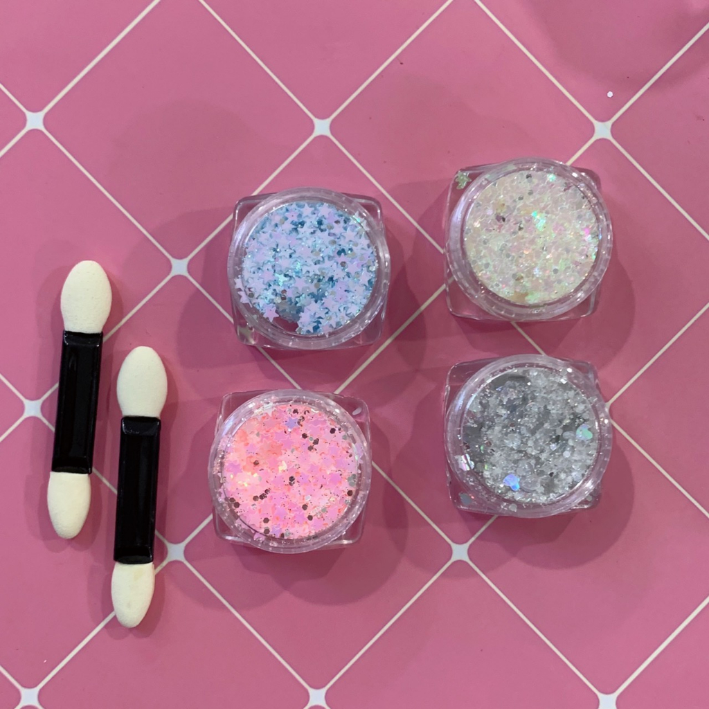 Nhũ Sequin hạt lớn không cần keo đính