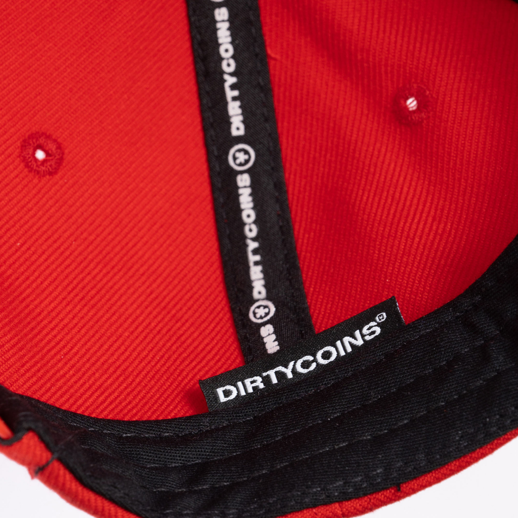 Nón DirtyCoins University Logo Snapback Hat - Red