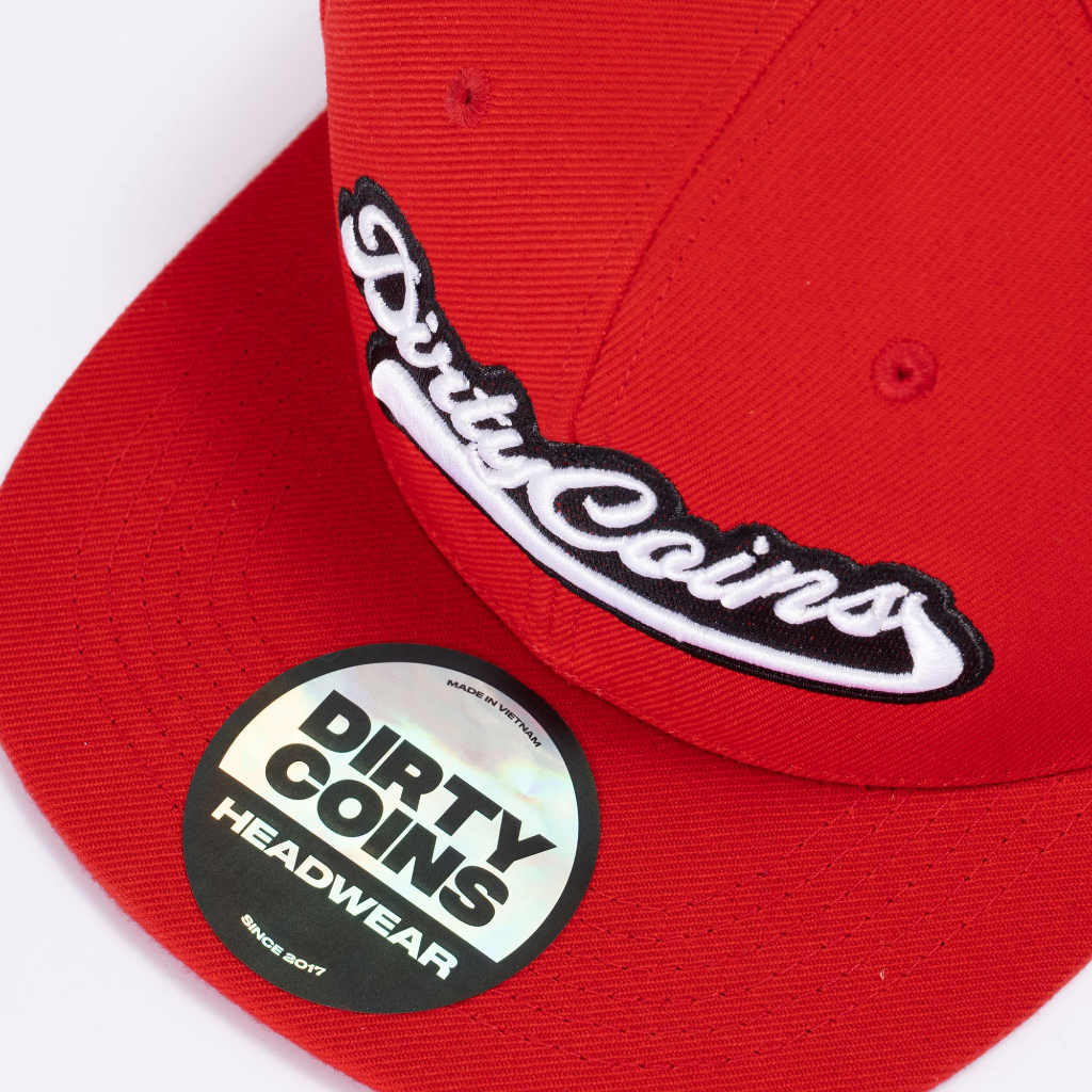 Nón DirtyCoins University Logo Snapback Hat - Red