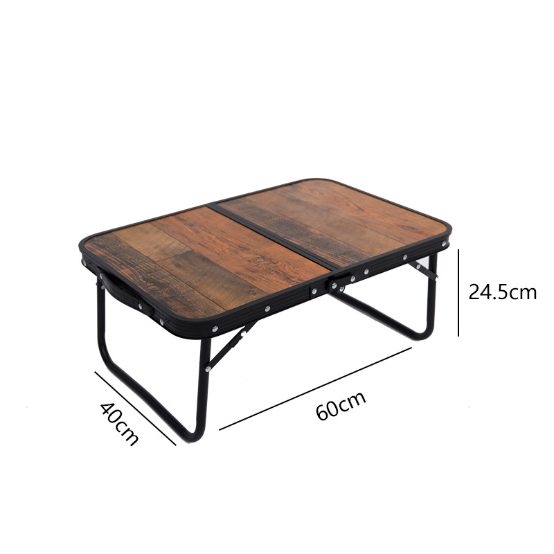 Bàn gấp Montaihike siêu nhẹ hợp kim nhôm với mặt gỗ ván MDF vân gỗ - Thiết bị lý tưởng cho dã ngoại, cắm trại, camping. | BigBuy360 - bigbuy360.vn