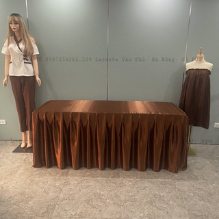Ga/ drap phi lụa cho giường spa, nối mi