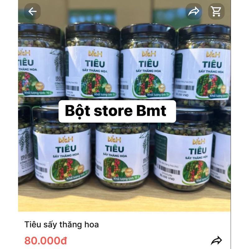Tiêu sấy thăng hoa N&H