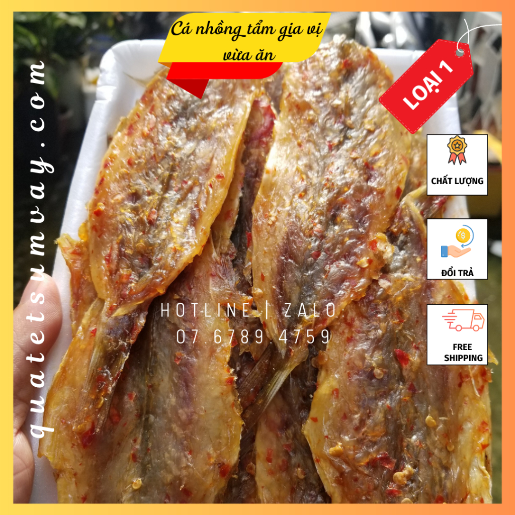 1kg khô cá nhồng ngon, tẩm gia vị chuẩn miền Trung