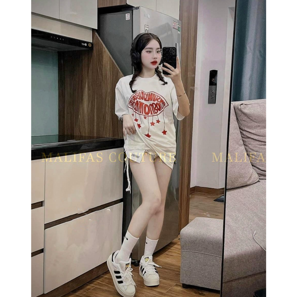 Áo LC Kim Tuyến - Áo Môi Kim Tuyến Cotton 4 Chiều Mẫu Cháy Phố Hotrend 2023