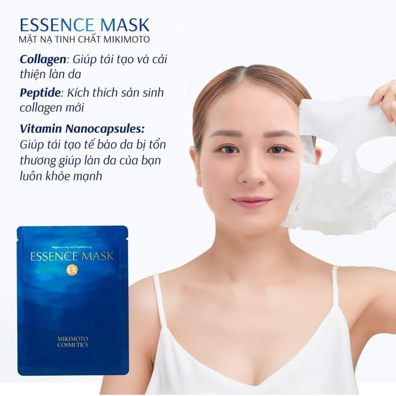 Mặt nạ dưỡng ẩm collagen Mikimoto
