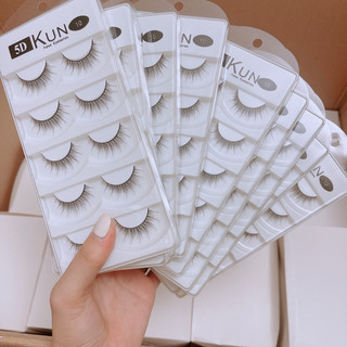 Mi Kun 5 cặp mi giả tự nhiên siêu xinh Kun 9-10-12-13 dùng cho cô dâu khách tiệc gắn siêu đẹp nổi bật Hanishopmypham