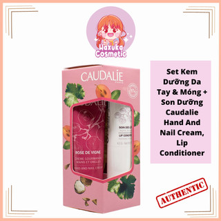 Set Kem Dưỡng Da Tay & Móng + Son Dưỡng Caudalie Hand And Nail Cream, Lip Conditioner