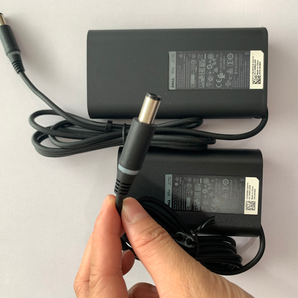Sạc Máy Tính Laptop3T DELL Oval 19V-3.34A 65W; 19V-4.62A 90W Chân Kim To 7.4*5.0MM Loại Tốt Chính Hãng 2023
