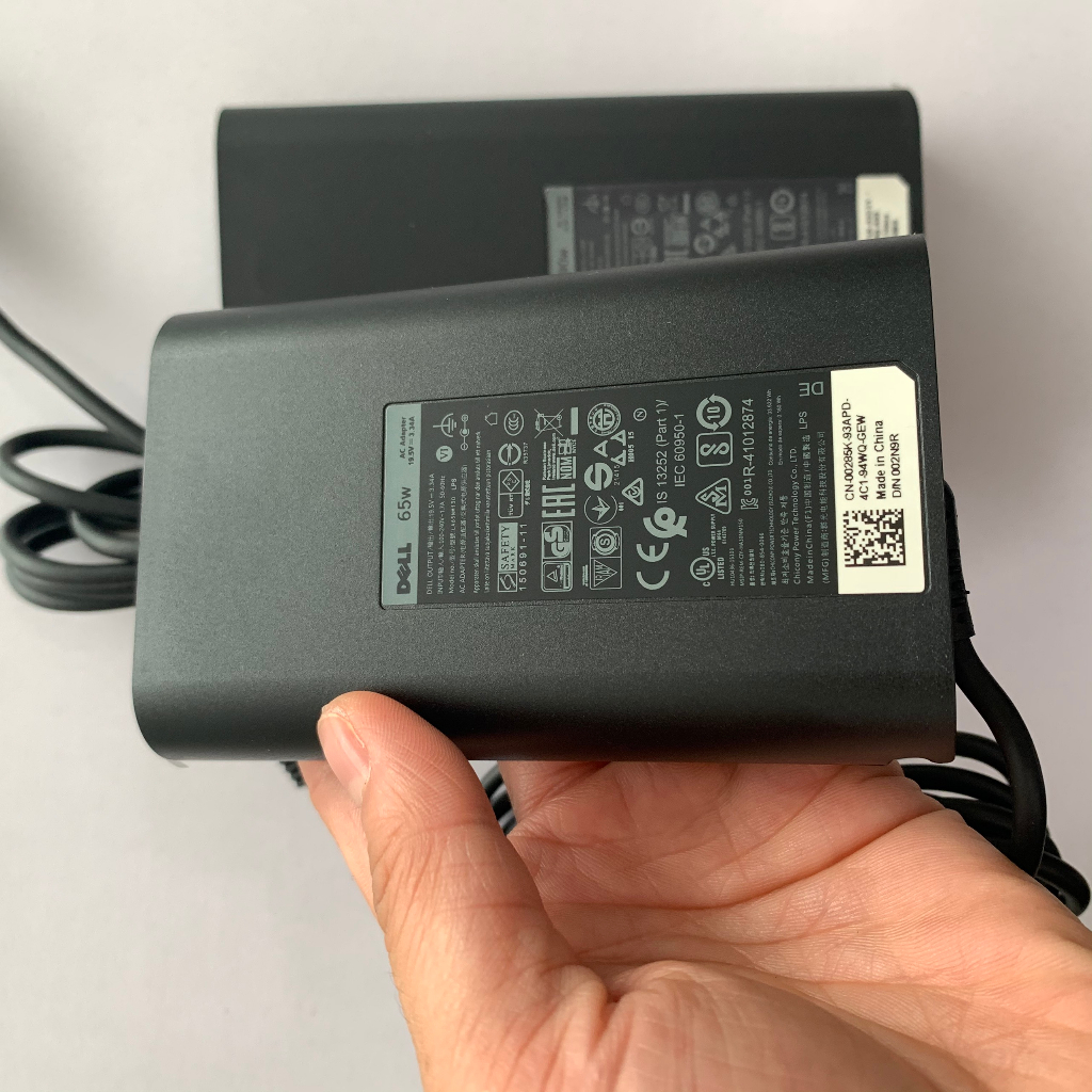 Sạc Máy Tính Laptop3T DELL Oval 19V-3.34A 65W; 19V-4.62A 90W Chân Kim To 7.4*5.0MM Loại Tốt Chính Hãng 2023