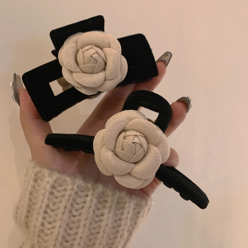 Kẹp Tóc Hình Cá Mập Màu Đen Phong Cách Retro Cao Cấp