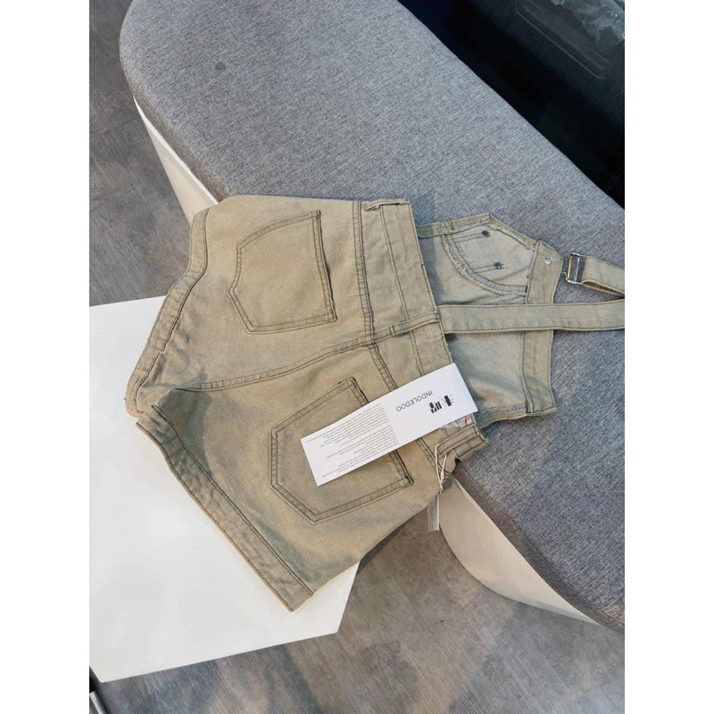 Quần sooc yếm bò vạt chéo hàng QCL1