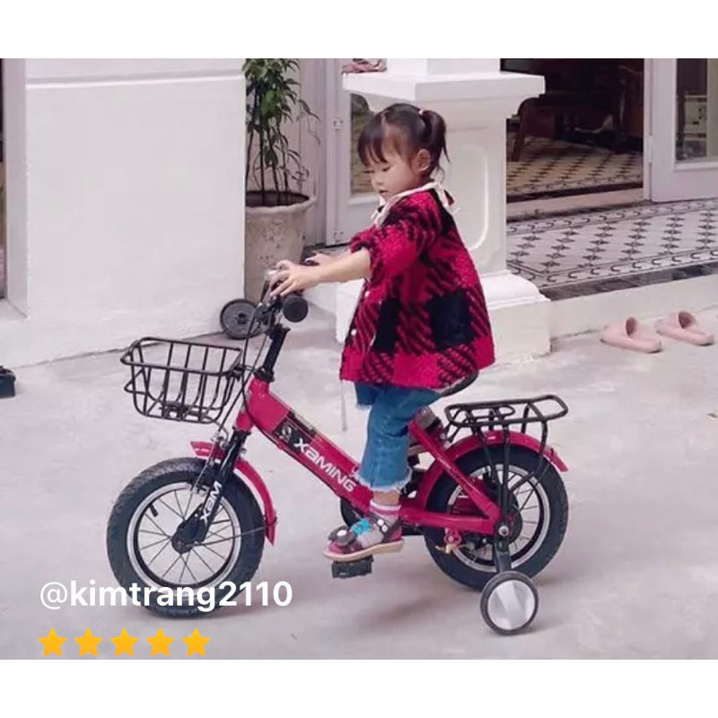 Xe dap cho be bánh to chac khoe