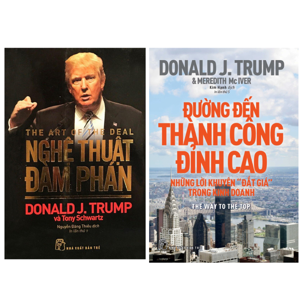 Sách Combo 2C: DONALD J.TRUMP - Đường Đến Thành Công Đỉnh Cao +Nghệ Thuật Đàm Phán tr