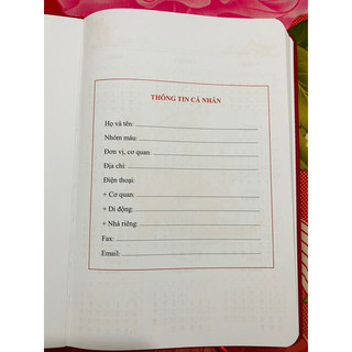 SỔ TAY ĐẢNG VIÊN - 200trang (bìa da)