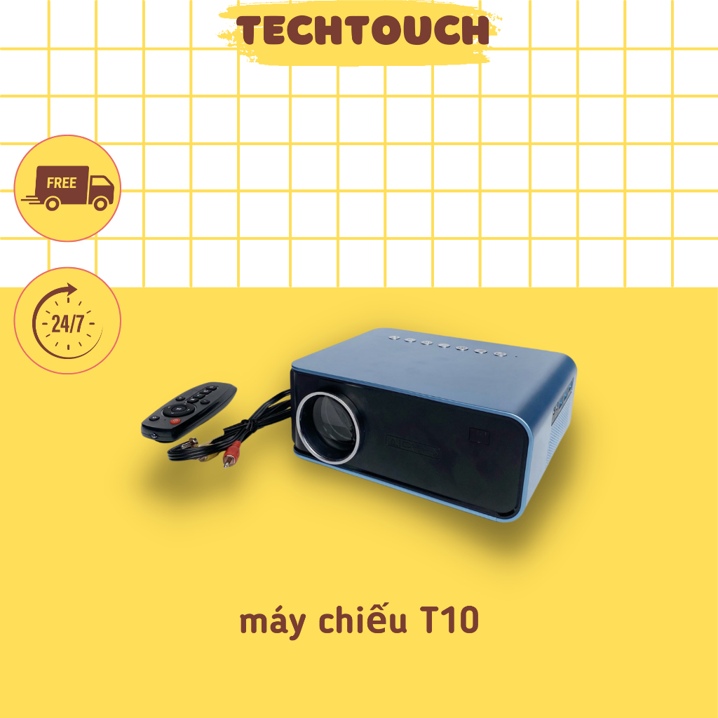máy chiếu t10 hỗ trợ lên đến fulhd