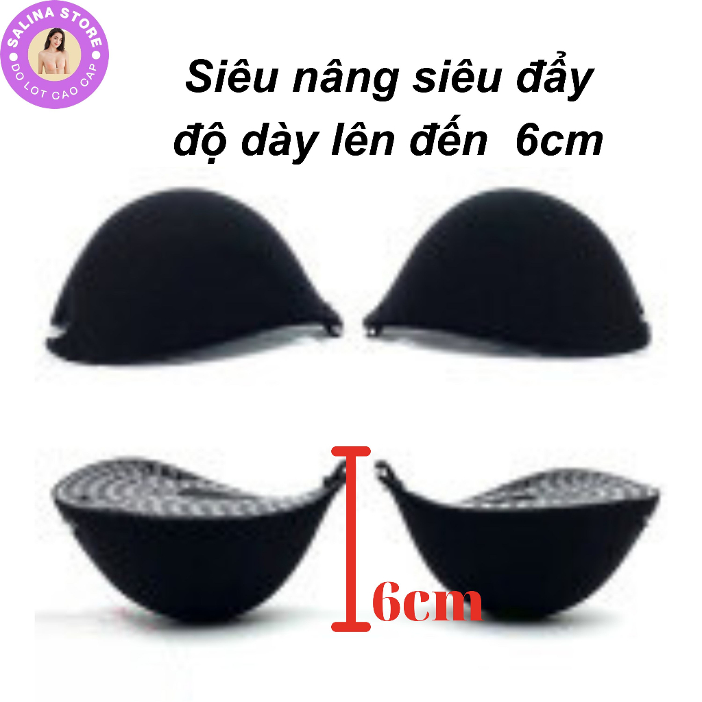 Áo dán ngực dính, áo ngực dán nâng ngực tạo khe  dày 6cm tặng kèm dây trong SALINA STORE - P41