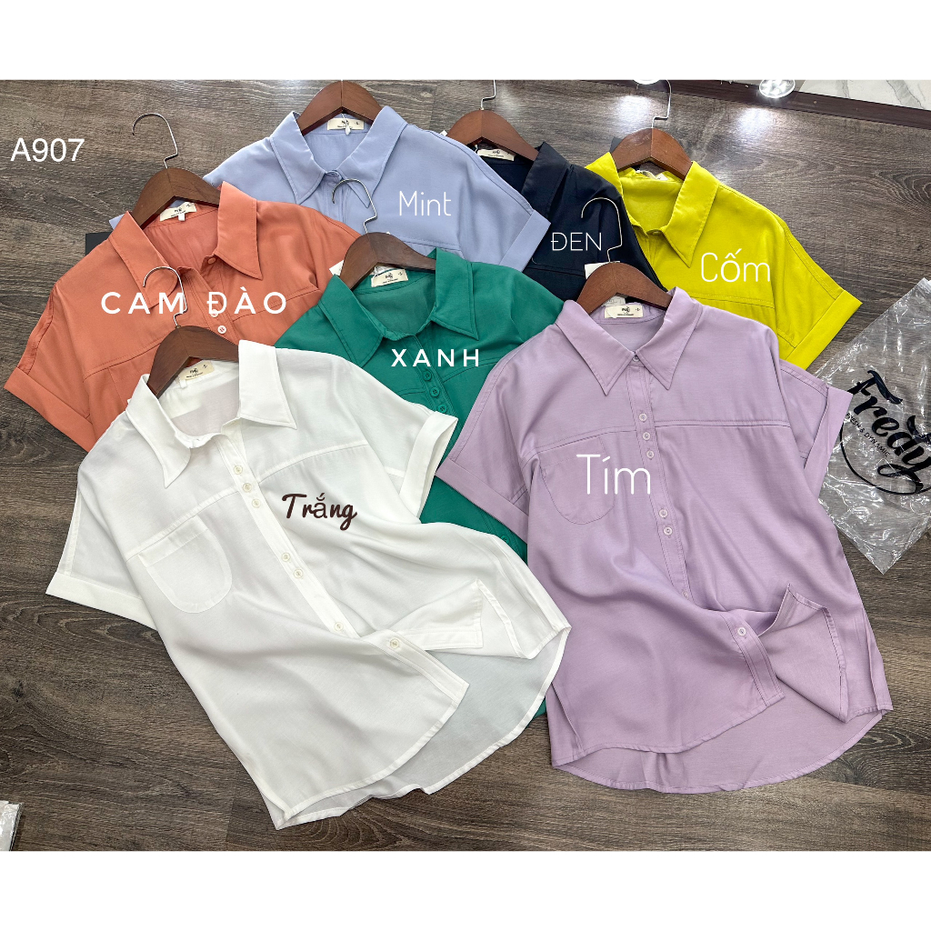 A907 Áo sơ mi nữ công sở Fredy tơ nhật A907