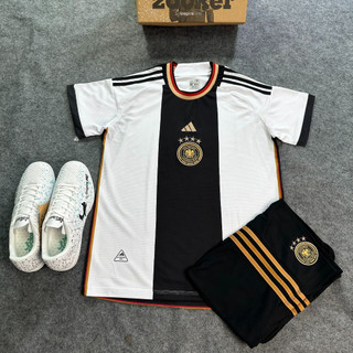 Bộ Áo đá bóng đẹp ĐỨC XANH TRẮNG leaguestore4.0 ,bộ áo đá banh cao cấp dệt xịn thấm hút mồ hôi