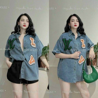 ÁO SƠ MI JEANS (KÈM VIDEO HÌNH THẬT)