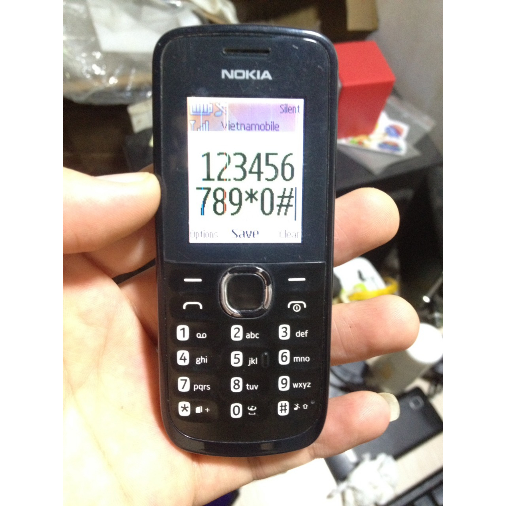 Xác NOKIA 110 trùng imei, màn sọc, sjm sóng căng, mất rung, mất loa, phím bấm ăn, vỏ còn đẹp, không bin