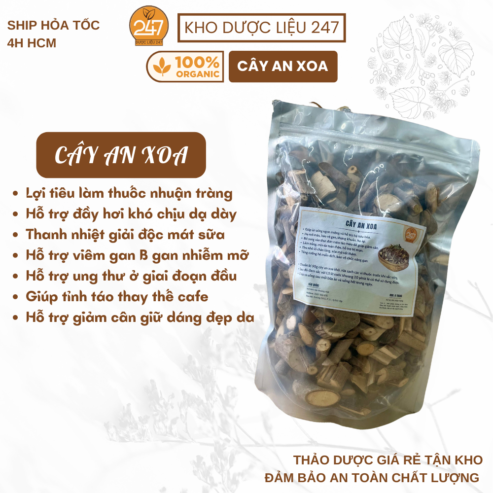Combo 2kg Cây An Xoa (Hàng Mới, Khô, Sạch) - Hỗ Trợ Tình Trạng Ung Thu Gan Và Các Vấn Đề Về Gan