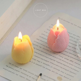 Nến thủ công trang trí decor hình hoa tulip phong cách Hàn Quốc - nến decor