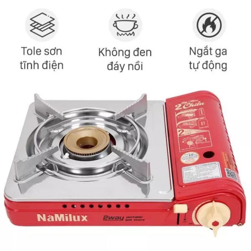 bếp gas mini chống cháy nổ namilux