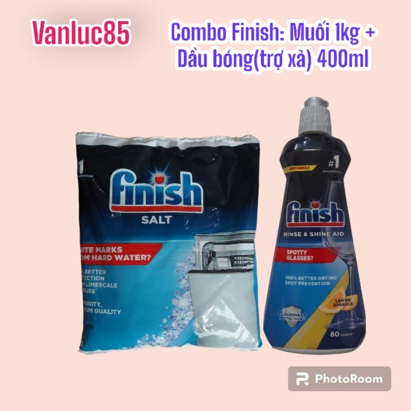 Combo Finish: Muối finish và Bóng Finish