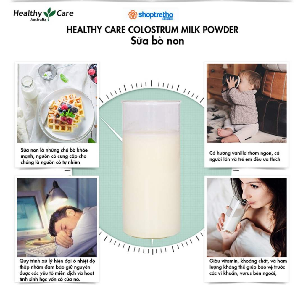 Sữa bò non Healthy Care Colostrum Milk Powder 300g