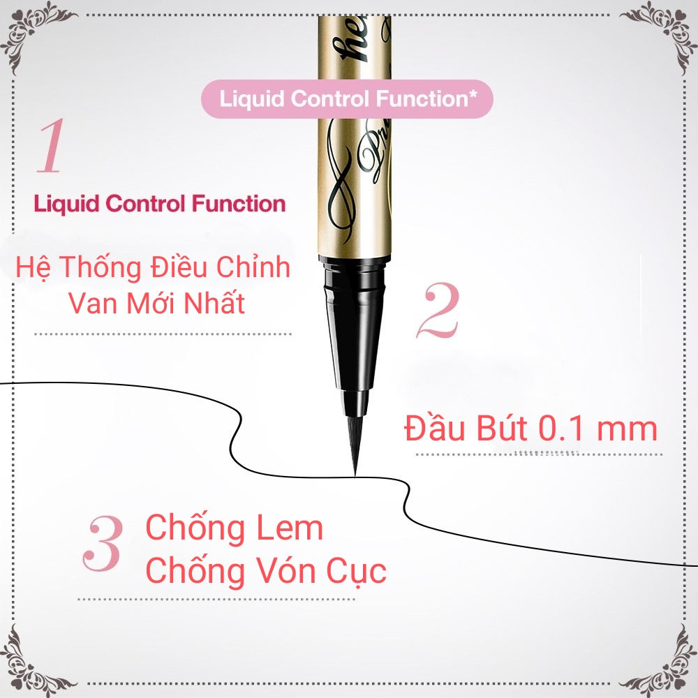 Bút Kẻ Mắt Nước Không Trôi , Không Bị Lem, Nét Kẻ Siêu Mãnh Kissme Eyeline #01