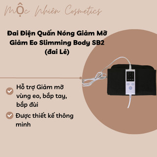 Đai điện quấn nóng giảm mỡ giảm eo Slimming Body SB2