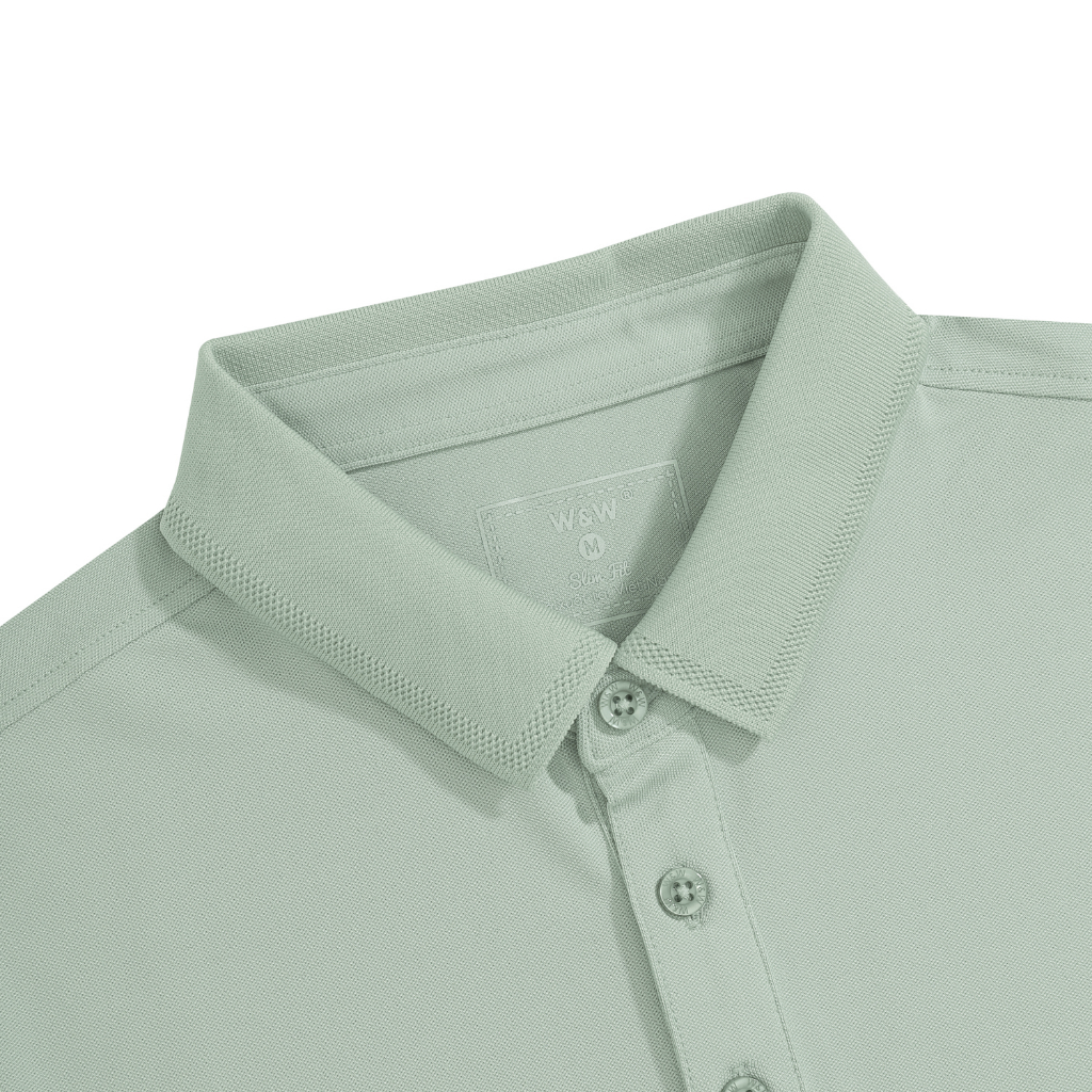 Áo Polo Nam W&W Vải Lotus Cao Cấp Đứng Form, Thấm Hút Mồ Hôi Hiệu Quả WPO116S