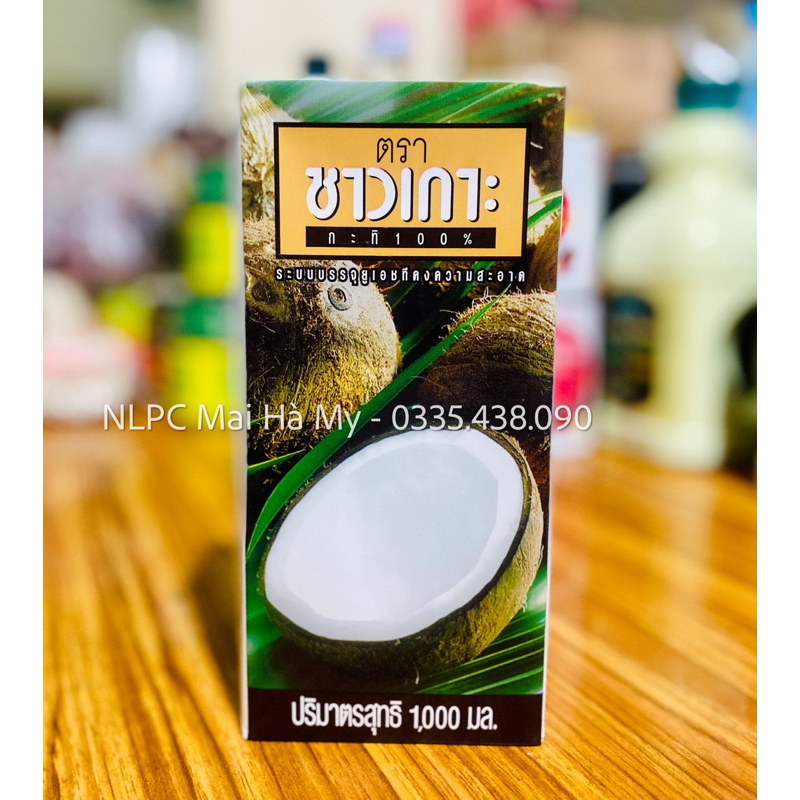 Nước cốt dừa Chaokoh Thái Lan hộp 1L