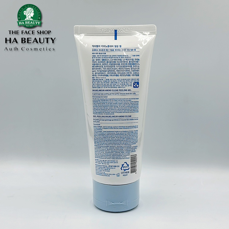 Tẩy da chết cho da mặt THE FACE SHOP Dr Belmeur Amino Clear Peeling Gel 130ml Hàn Quốc