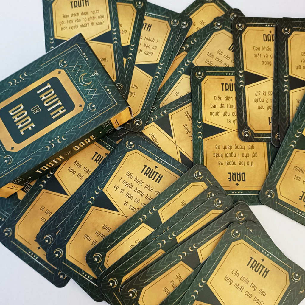 THE KAS - Bộ bài Drinking Game Thách hay thật “Truth or Dare” Phiên Bản GreenMoon