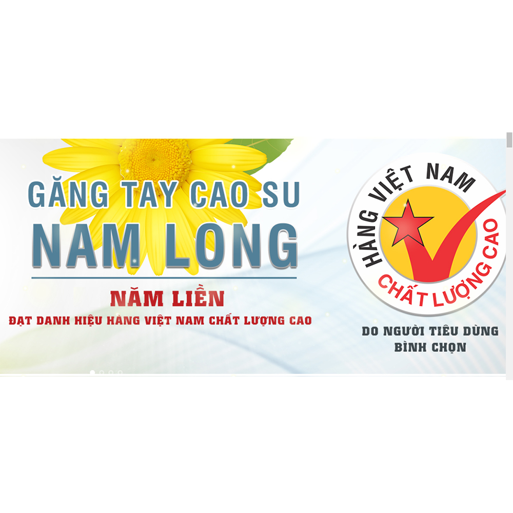 Găng tay cao su màu Hồng thương hiệu Nam Long loại dài chuyên dùng để rửa chén, giặt đồ, dọn nhà