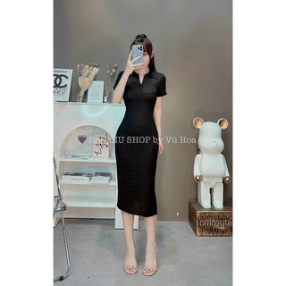 Đầm body polo 4 màu