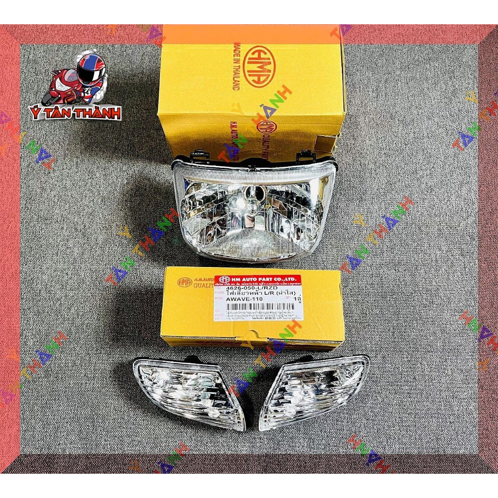 Đèn pha xi nhan wave thái 110 HMA TRẮNG MS09