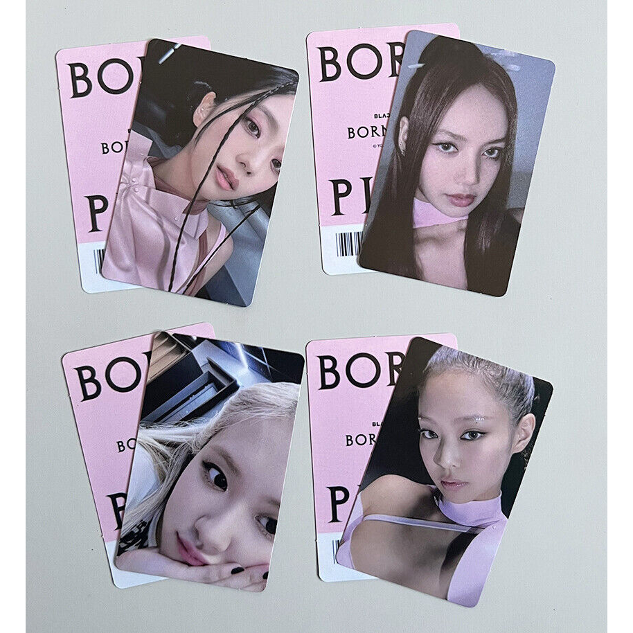 SET 4 CARD BLACKPINK CD PLAYER - KHÔNG CHÍNH HÃNG