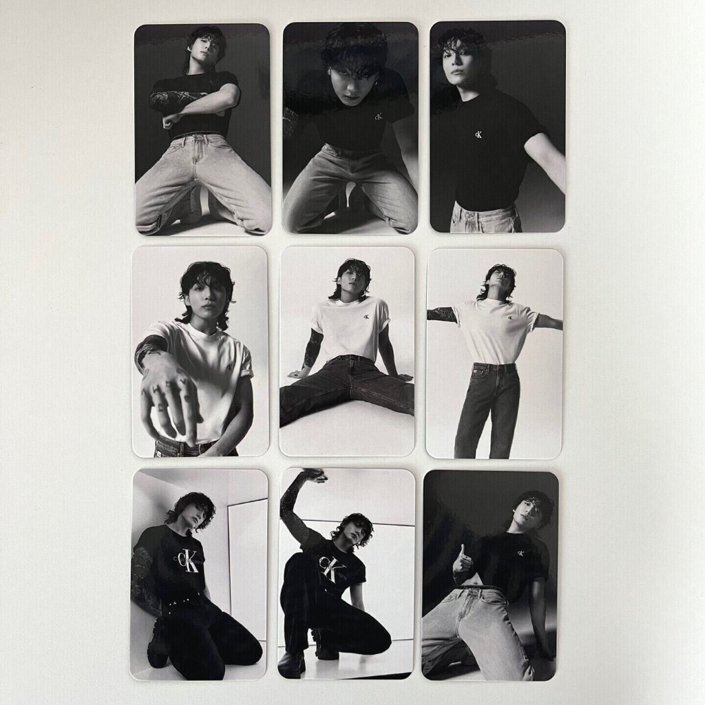 SET 7 CARD BTS JUNGKOOK X CALVIN KLEIN