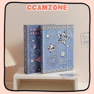 Binder a5 6 lỗ còng giả jean đựng ảnh pk559 ccamzone