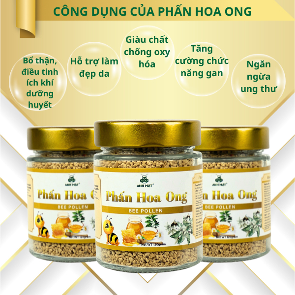 Phấn hoa mật ong nguyên chất Anh Mật