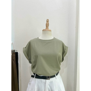 Áo thun tay hến cổ tròn